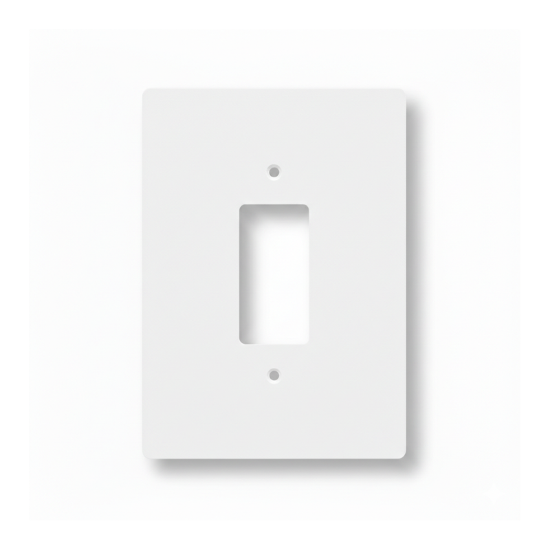 5"x7" Oversize Decora Rocker Light Switch Cover, Large Wall Plate, White