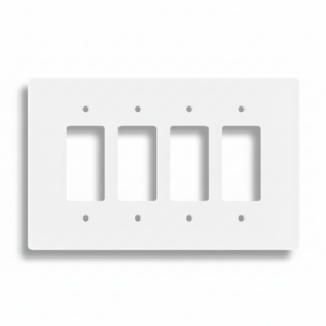 6"x9-1/2" Oversize GFCI Outlet Cover 4-Gang