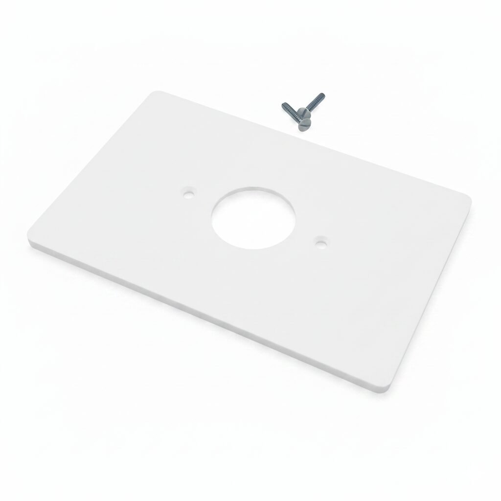 Single Electric Outlet Wall Plate, 4x6 inch 3 Jumbo Electric Outlet Cover