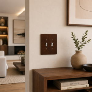 Decorative Hardwood Wall Plate